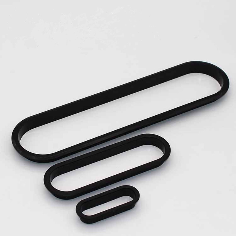 Furniture Joint Hardware - 2 szt. plastikowe owalne przelotki do
