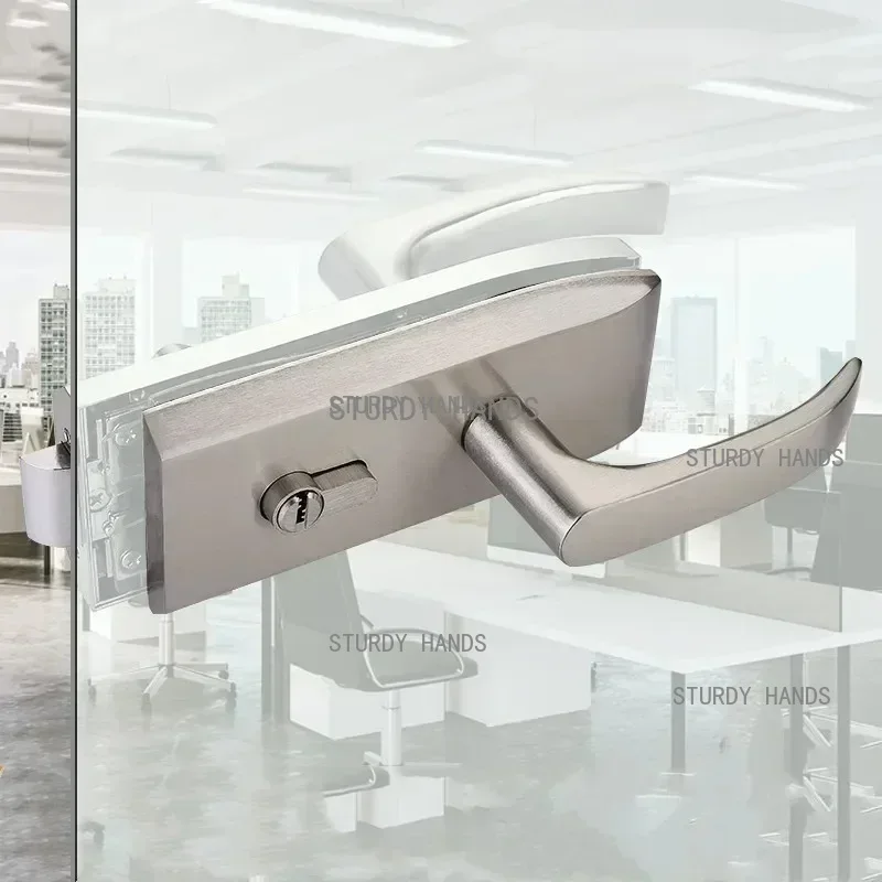 Furniture Hardware Supply - Zamek do szklanych drzwi biurowych Łazienka