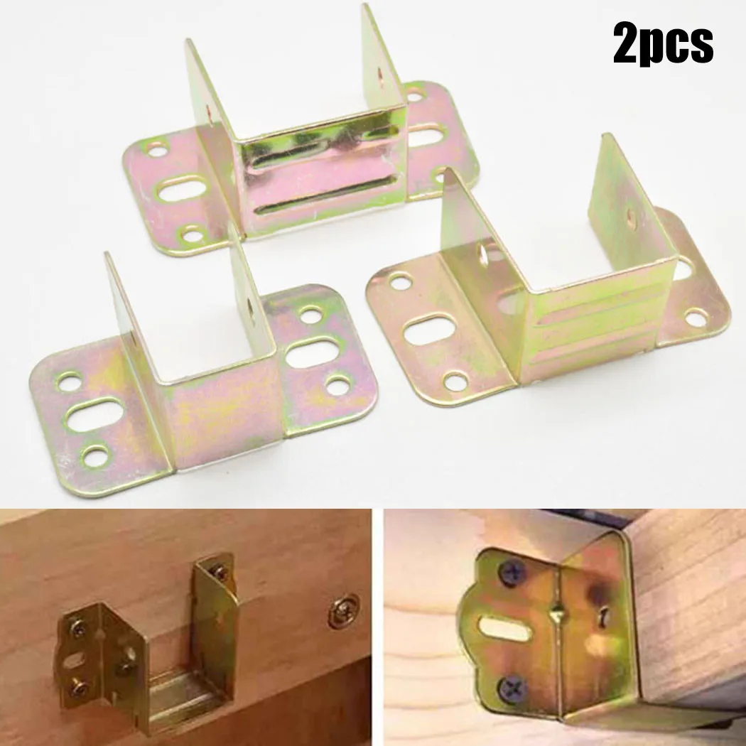Furniture Hardware For Bed - 2 szt. Metalowy wspornik łóżka w