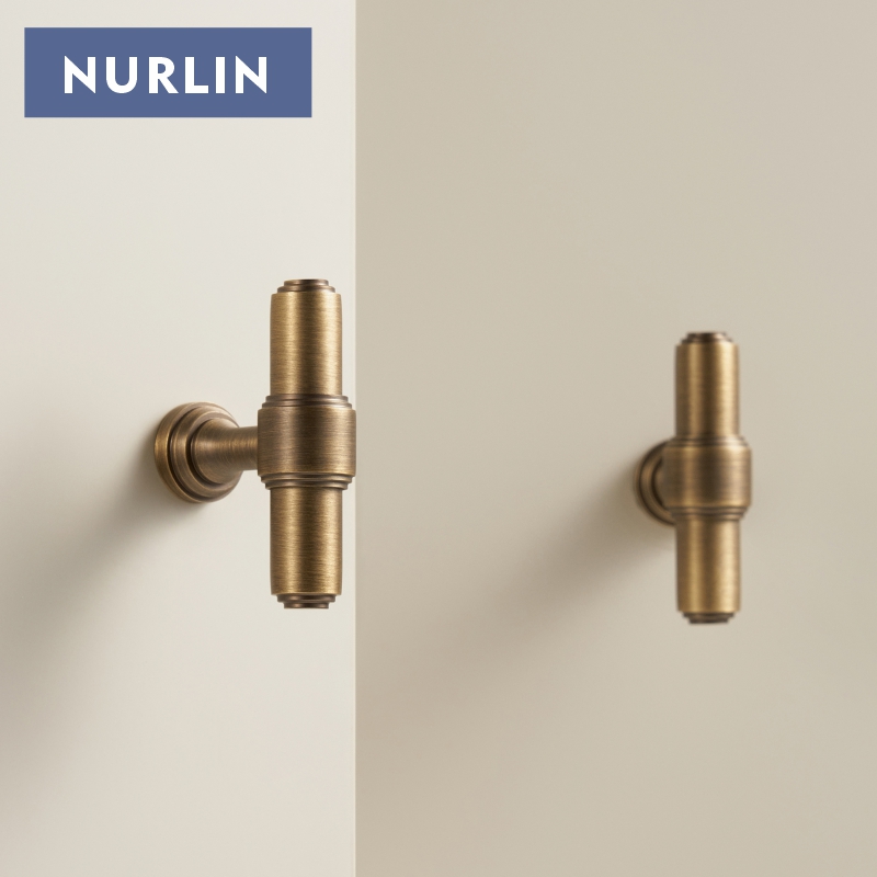 Furniture Joint Hardware - Nurlin z litego mosiądzu francuski Retro