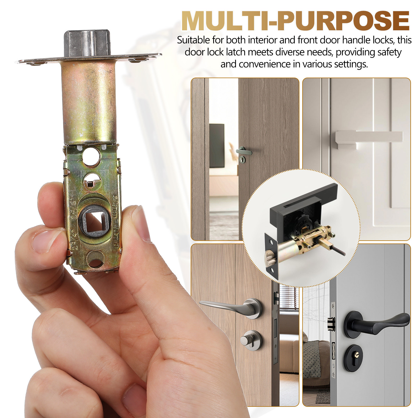 Furniture Hardware Supply - Regulowane okucia zamka do drzwi, uniwersalna
