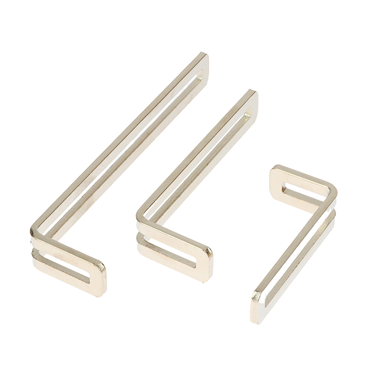 Furniture Hardware Connectors - 1 szt. Niklowana uchwyt narożny półka
