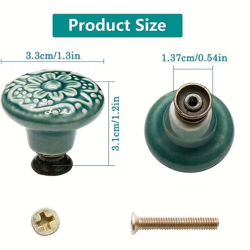 12 szt. ceramicznych gałek do  – Furniture Joint Hardware recenzja i cena