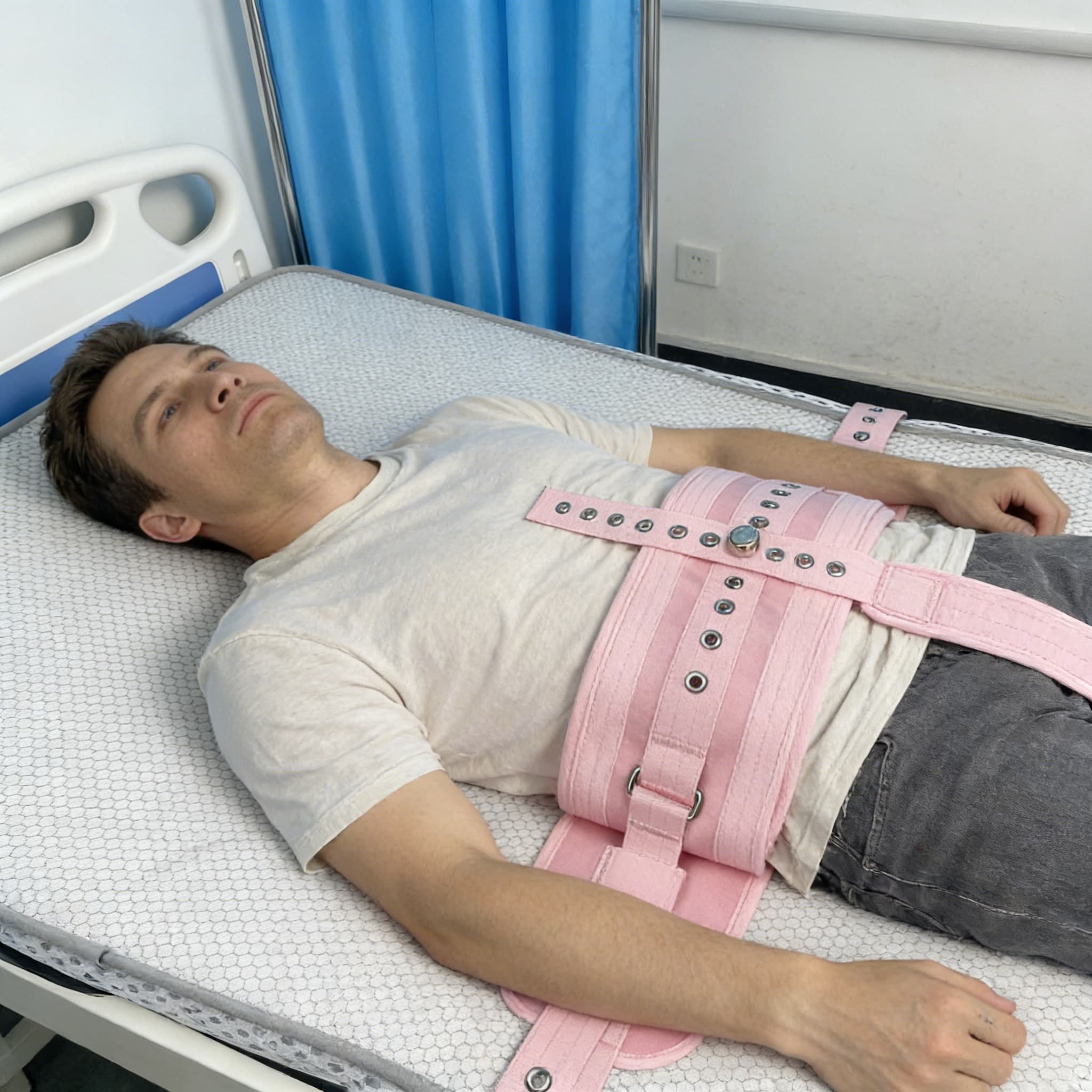 Różowy pas do ograniczenia ruc – Furniture Hardware For Bed recenzja i cena