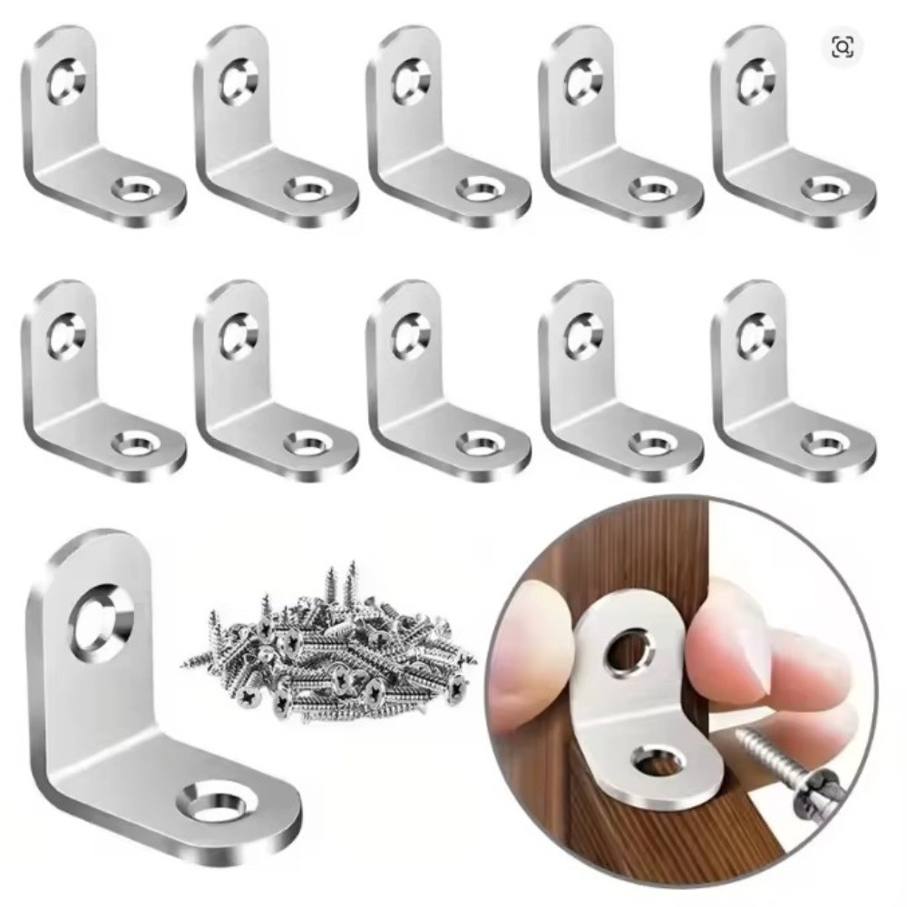10 szt. Stal nierdzewna Kątown – Furniture Hardware Connectors recenzja i cena